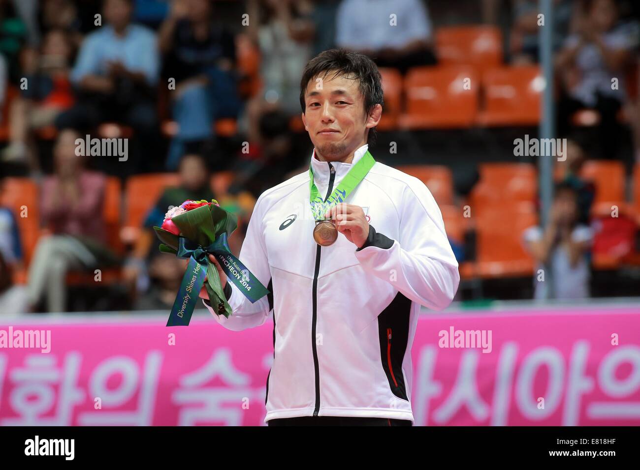 Incheon, South Korea. 27th Sep, 2014. Takafumi Kojima (JPN) Wrestling
