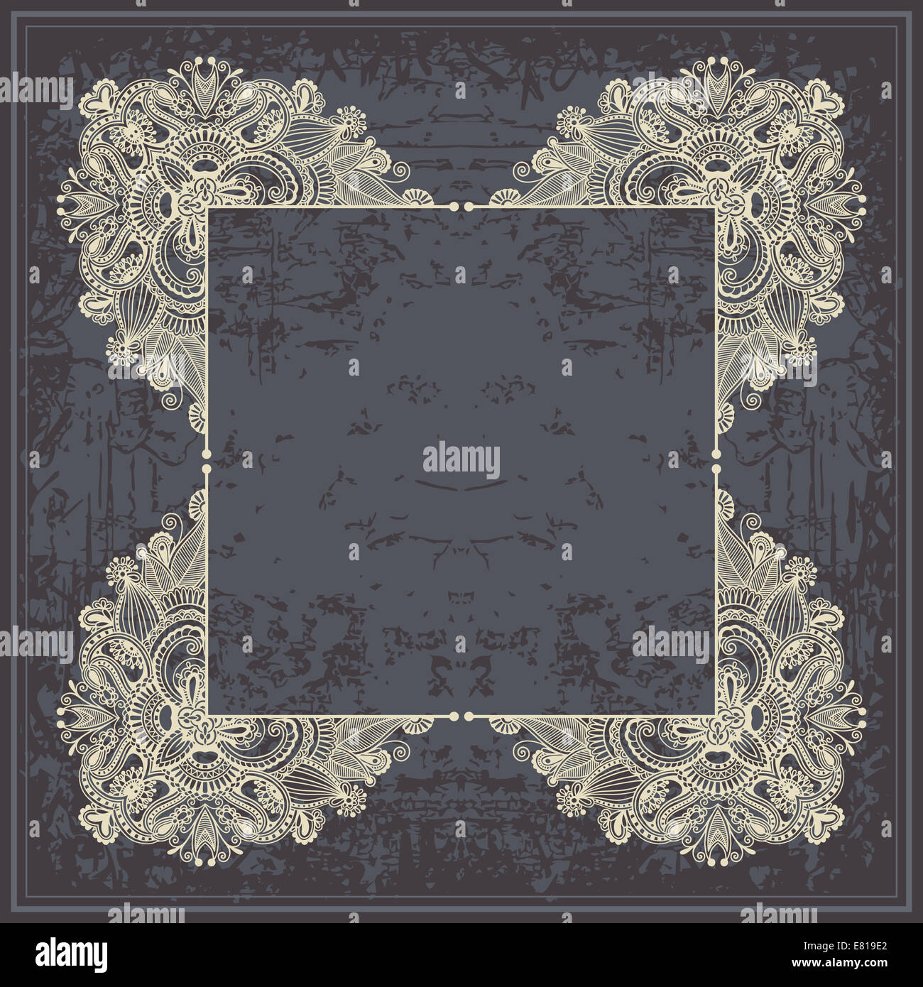 flower design on grunge background Stock Photo - Alamy