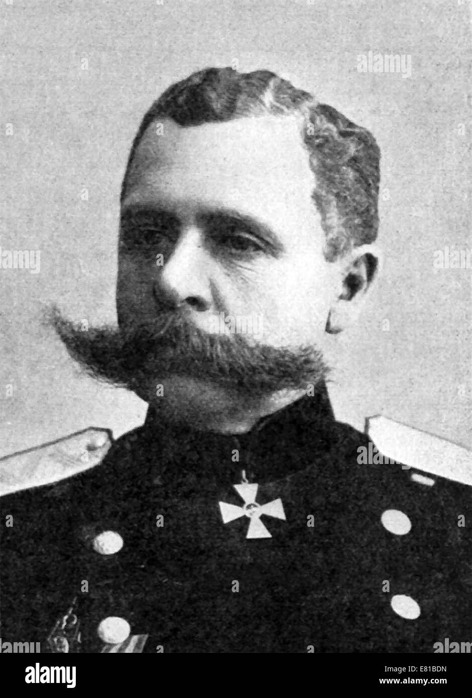 Paul von Rennenkampf, Russian general who served in the Imperial Russian Army for over 40 years, including during World War I. Stock Photo