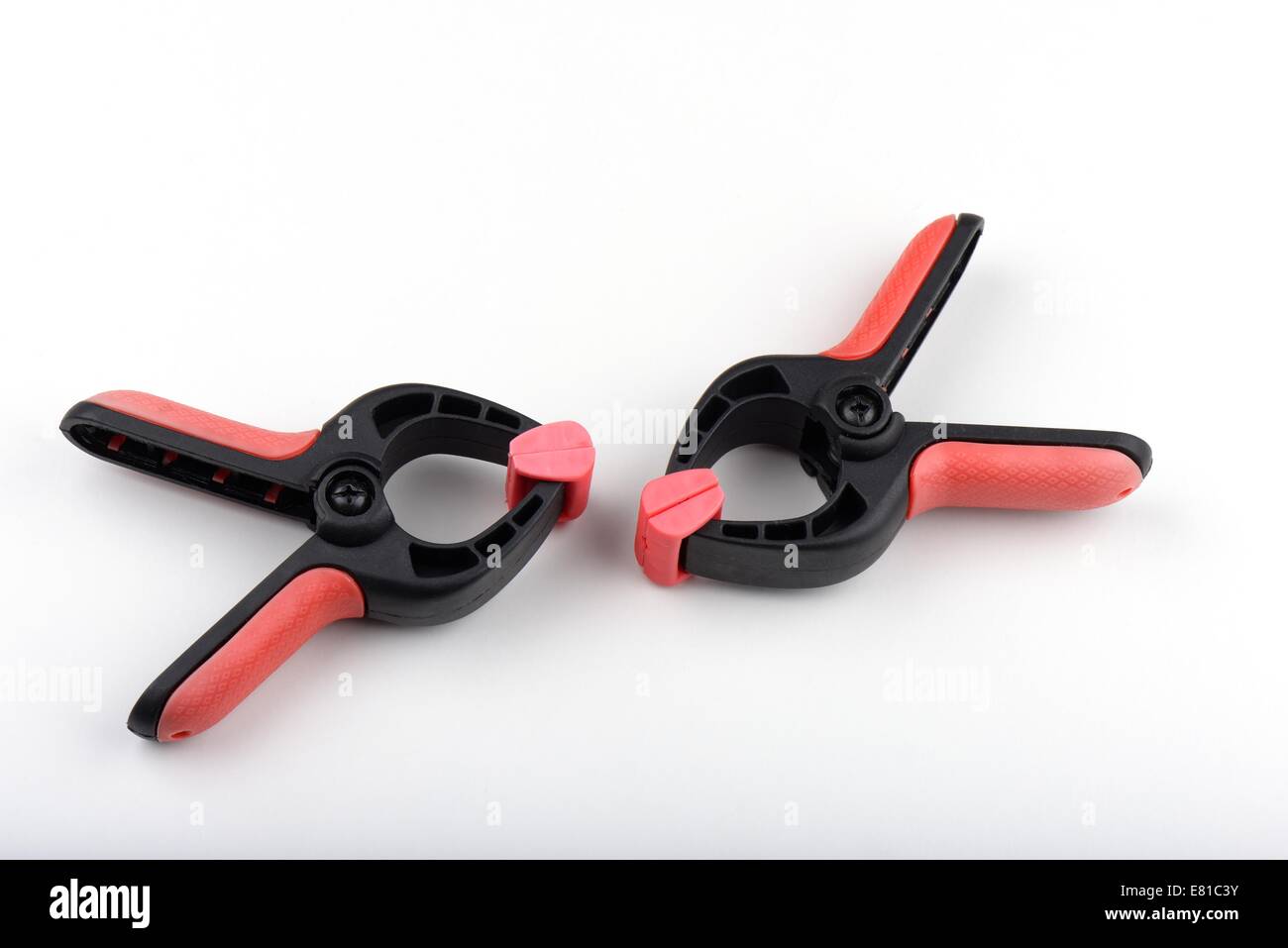 A pair of spring loaded grips Stock Photo Alamy