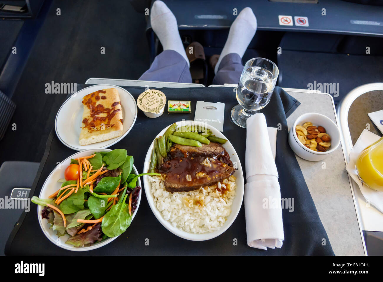 American Airlines First Class Meals