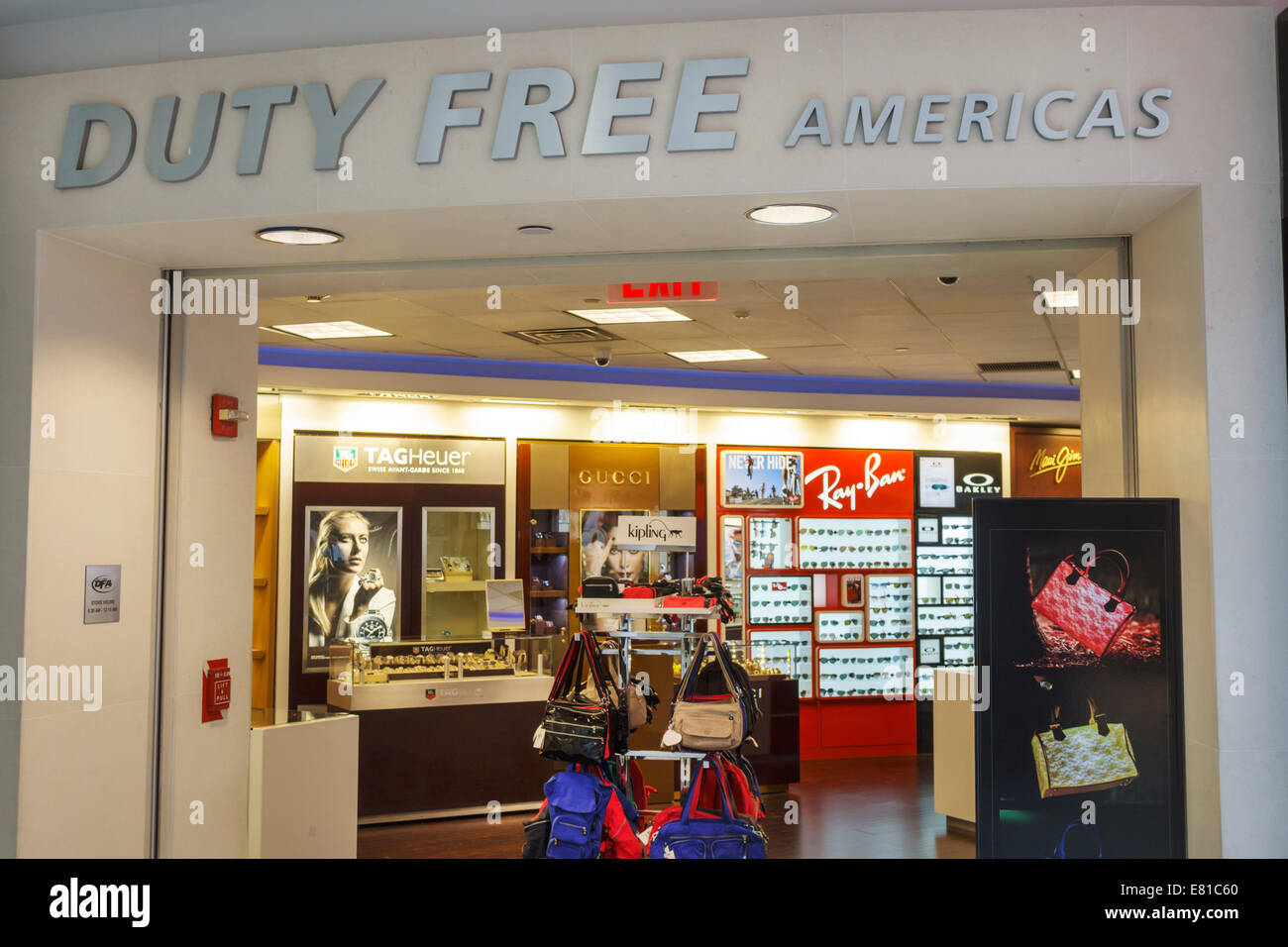 Airport duty free shops, new york hi-res stock photography and