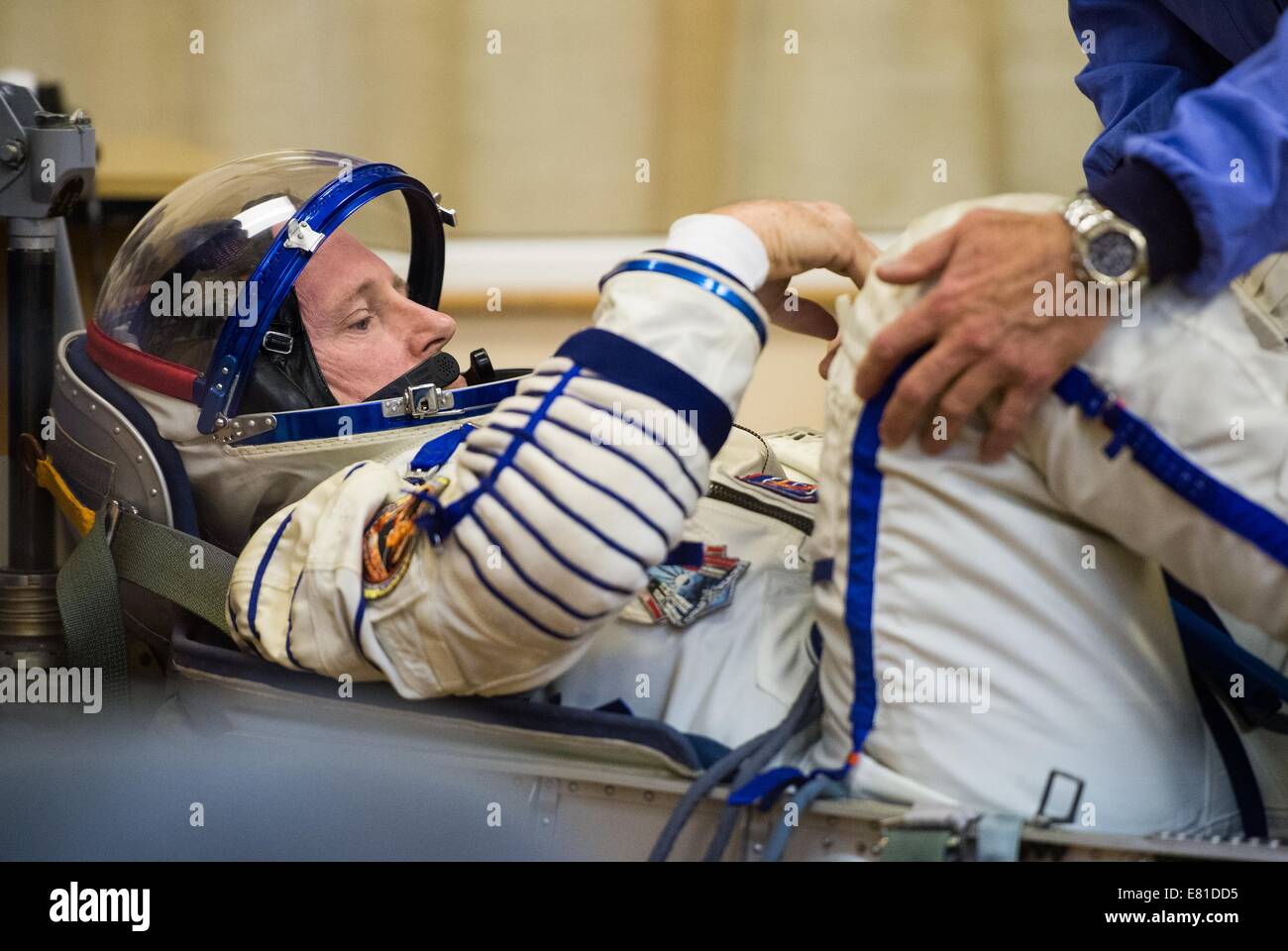 International Space Station Expedition 41 astronaut Barry Wilmore of ...