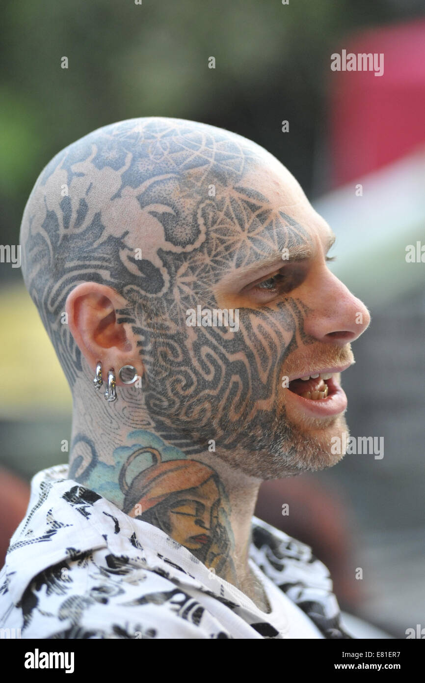 Extensive tattoos hi-res stock photography and images - Alamy