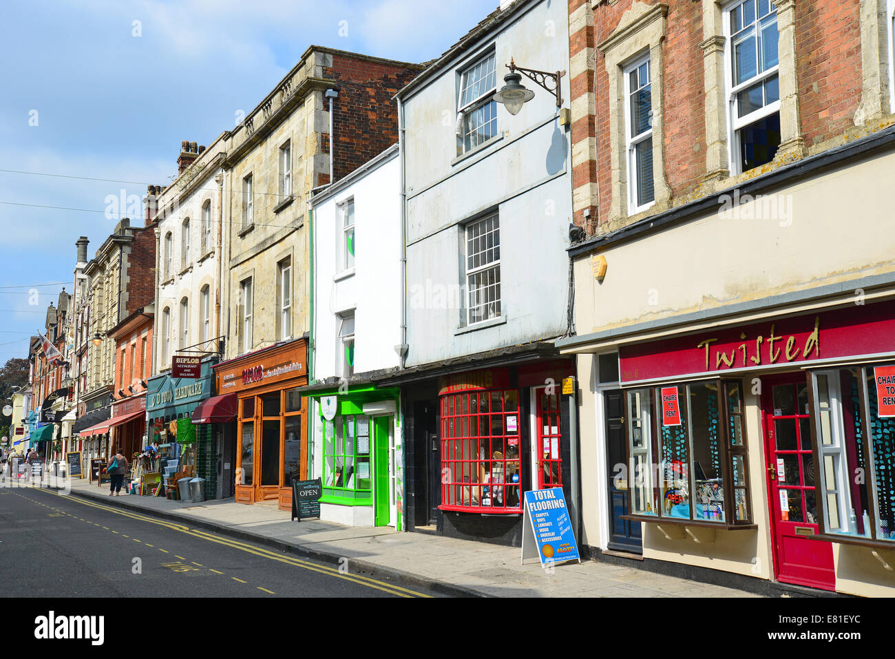 Wood Street, Old Town, Swindon, Wiltshire, England, United Kingdom Stock Photo