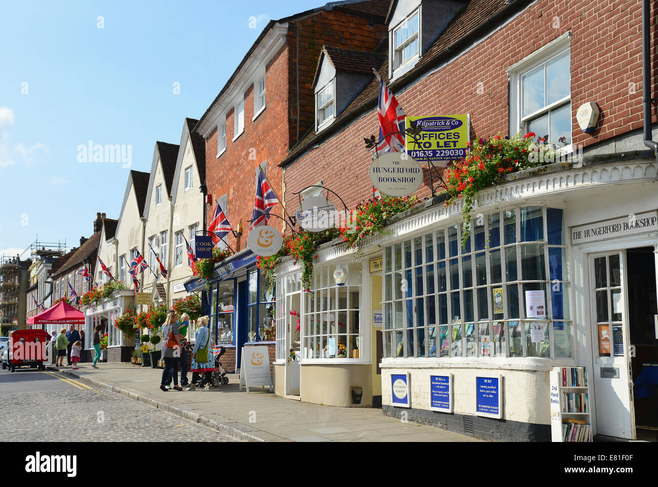 High Street, Hungerford, Berkshire, England, United Kingdom Stock Photo