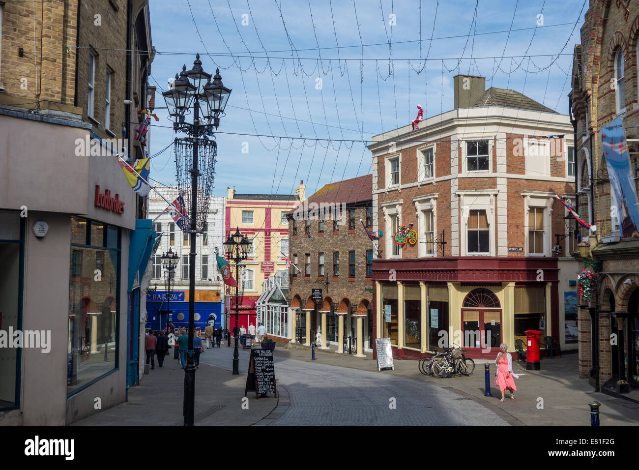 Rendezvous Street Folkestone Kent Stock Photo Alamy