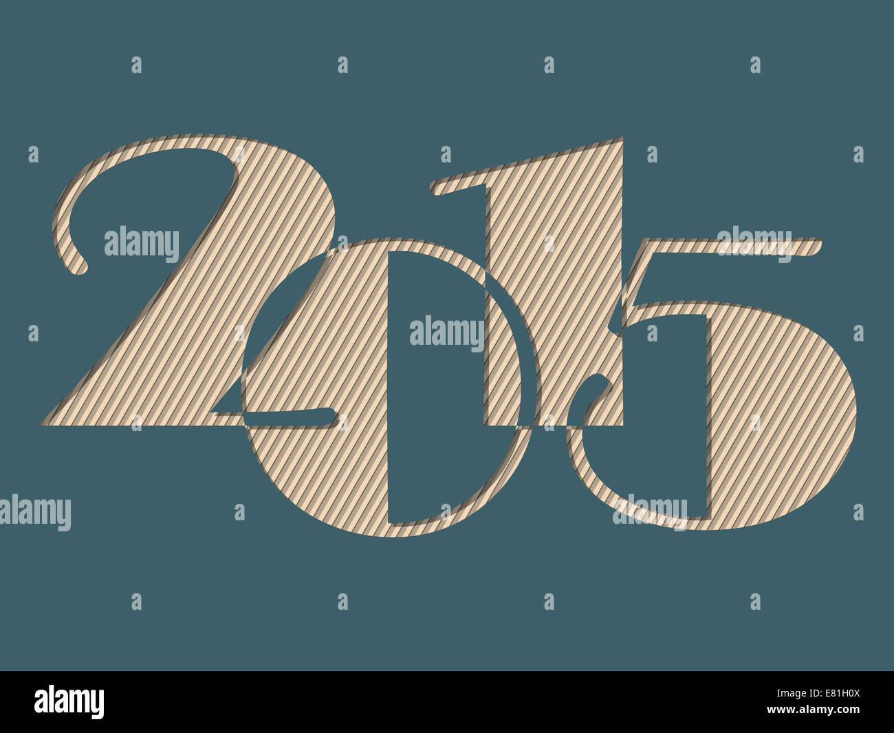 Year 2015 text with striped light background Stock Photo - Alamy