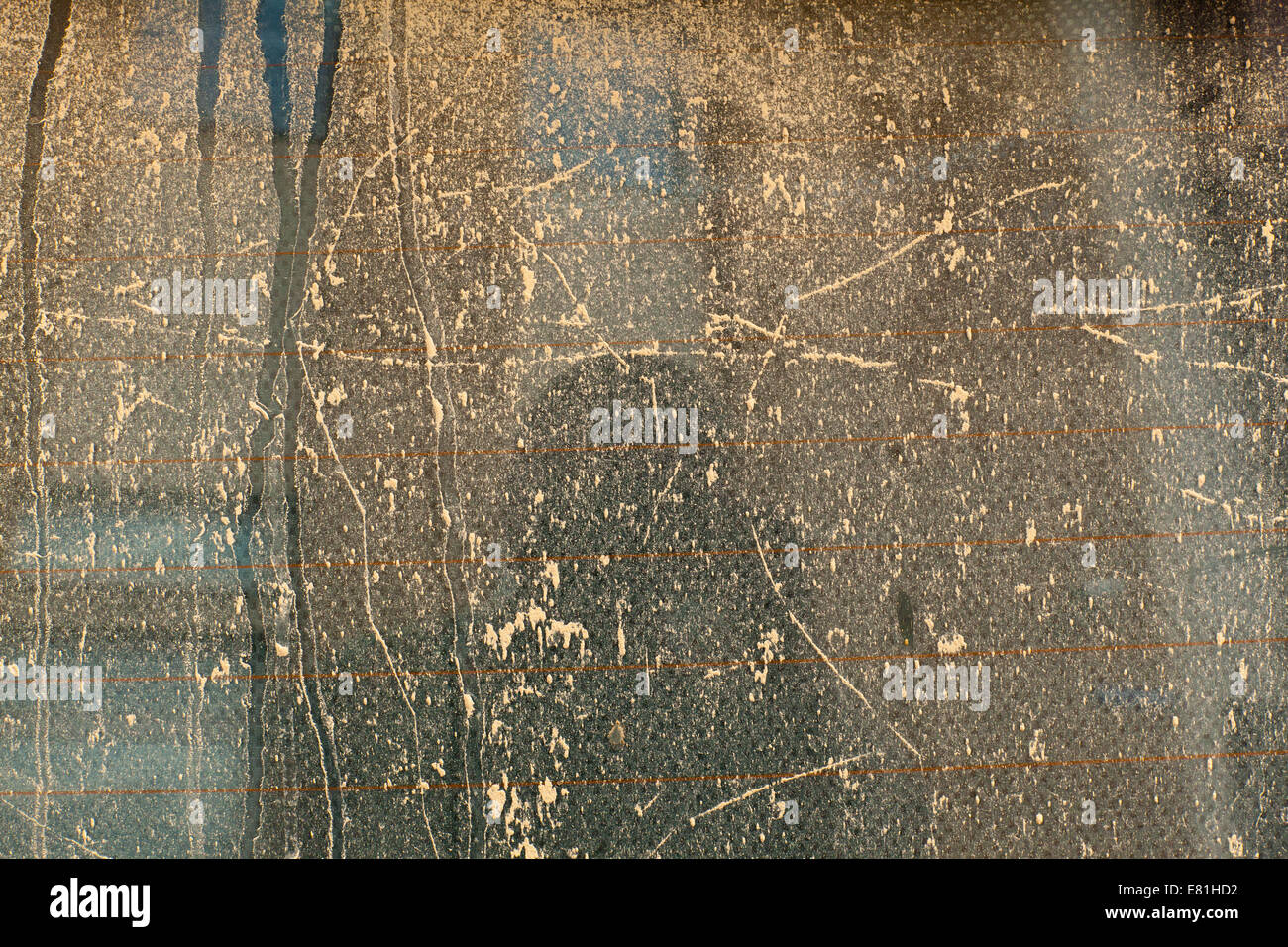 dusty and dirty glass texture Stock Photo