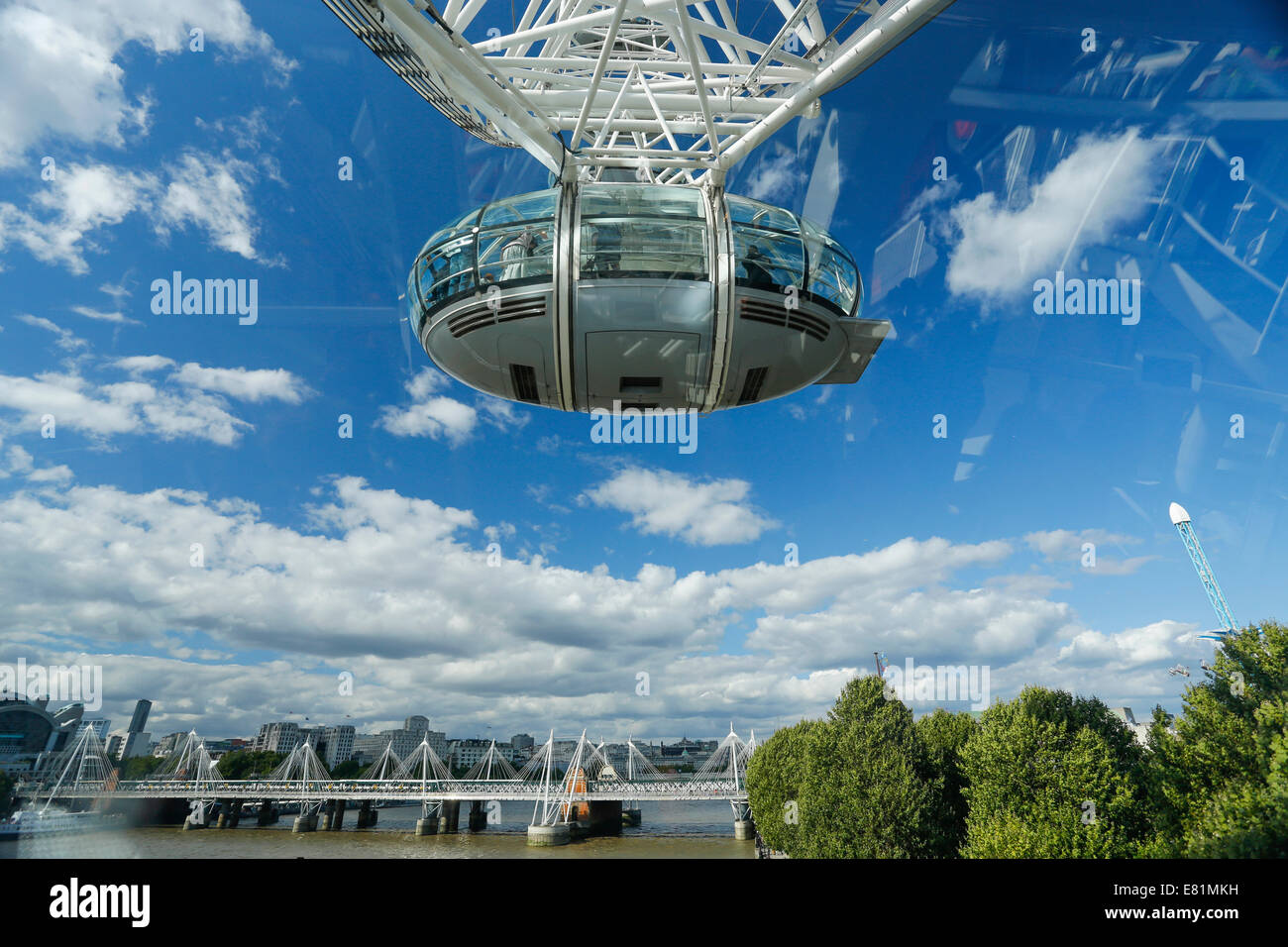 London eye gondola hi-res stock photography and images - Alamy