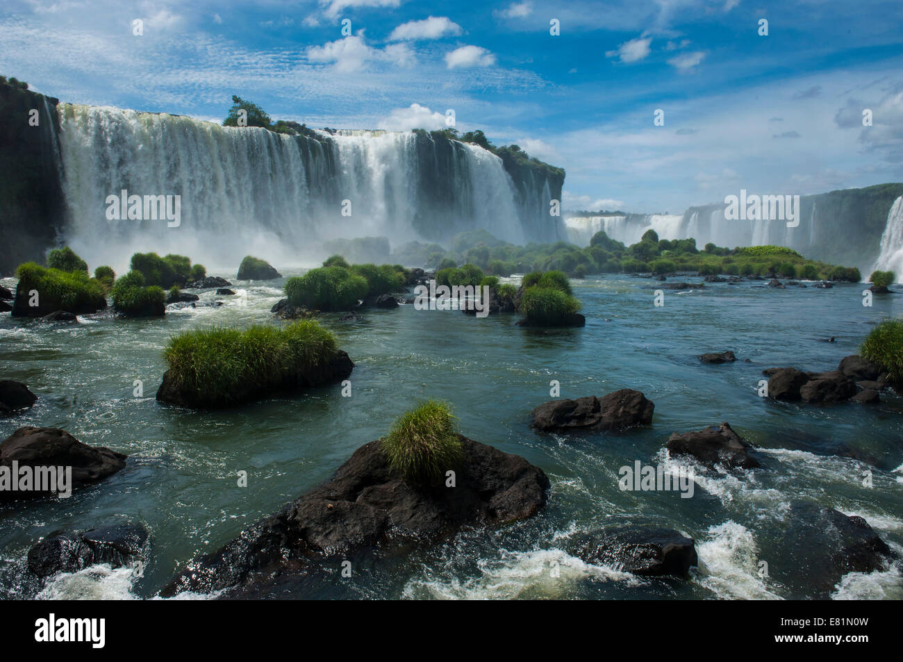 Iguazu Falls, UNESCO World Heritage Site, Paraná, Brazil Stock Photo