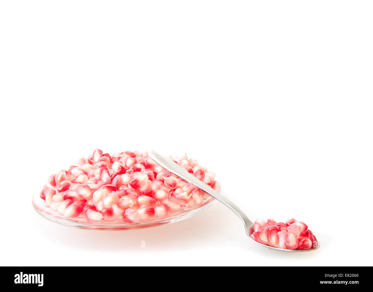 Rosh Hashanah Kiddush cup honey pomegranate and sliced apple Stock