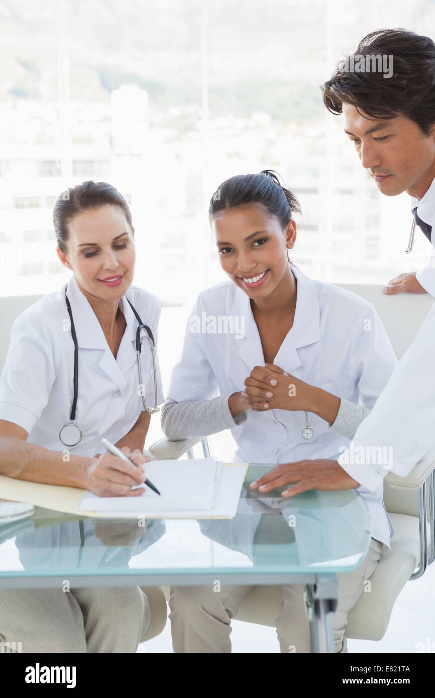 Happy mature japanese man doctor hi-res stock photography and images ...