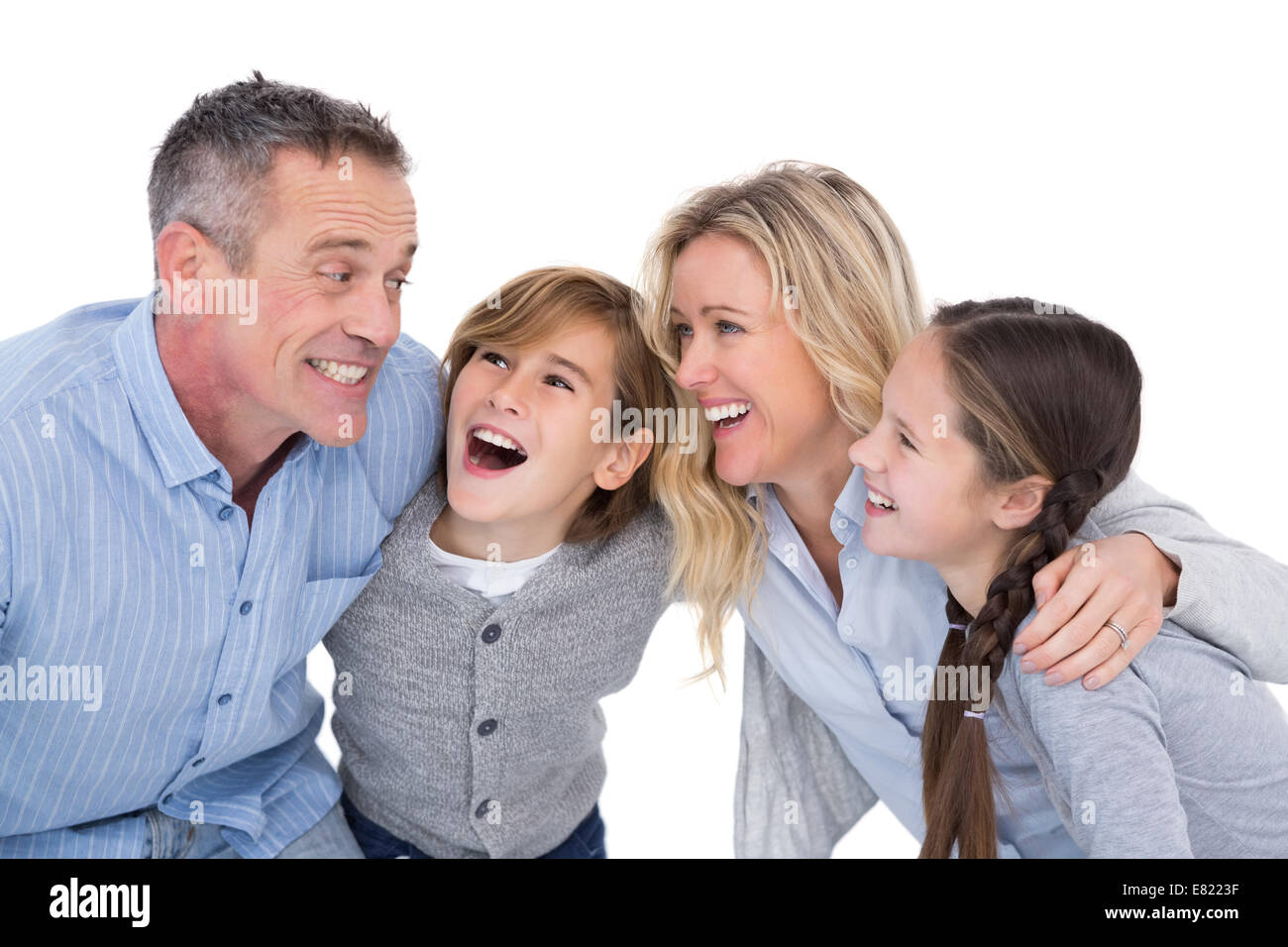 Two children smiling hi-res stock photography and images - Alamy