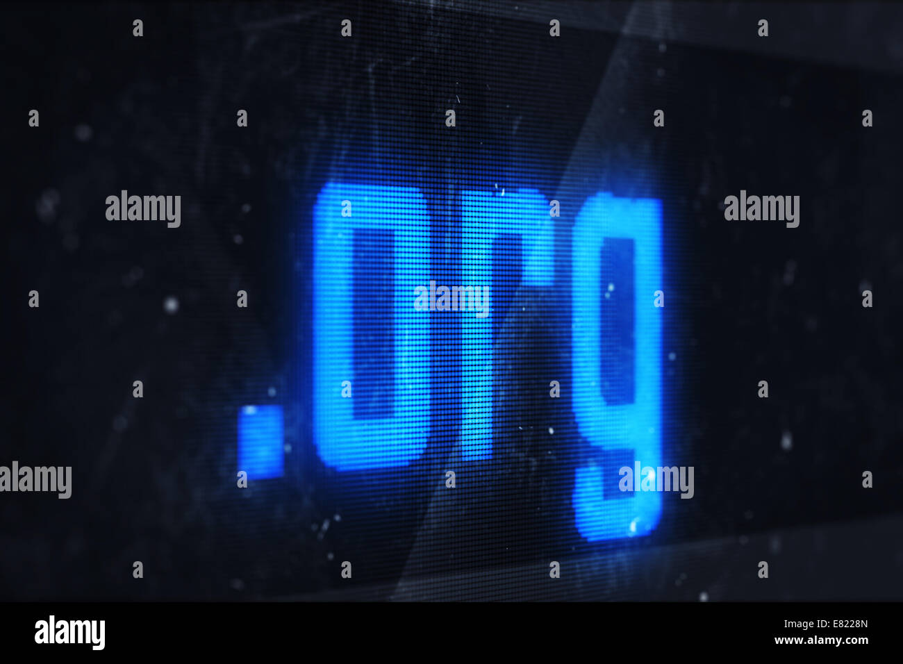 3d illustration of org domain names and internet concept digital screen ...