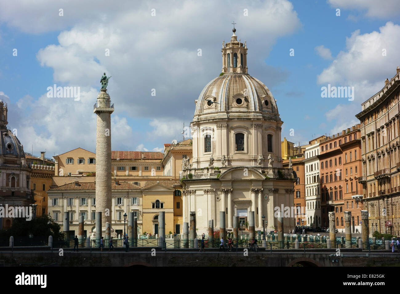 Church of SS Nome di Maria Column of Trajan and columns of Basilica