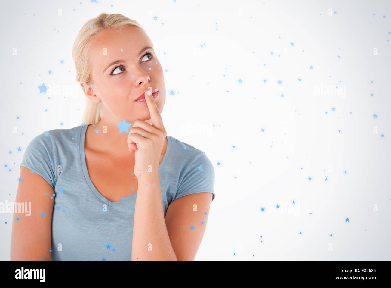 Charming woman in stylish hi-res stock photography and images - Alamy