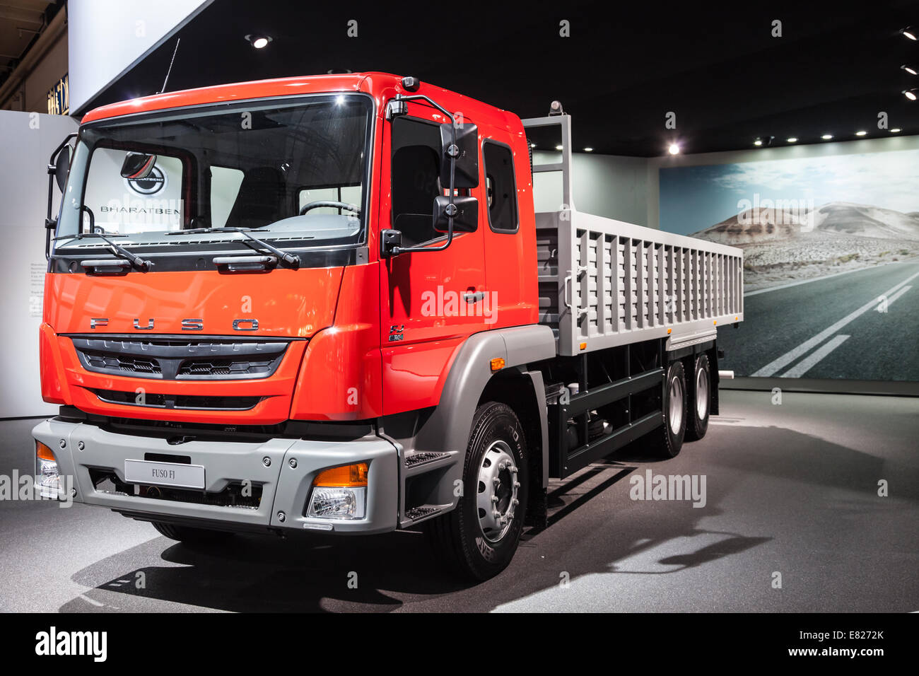 New Mitsubishi Fuso FJ at the 65th IAA Commercial Vehicles 2014 in Hannover, Germany Stock Photo