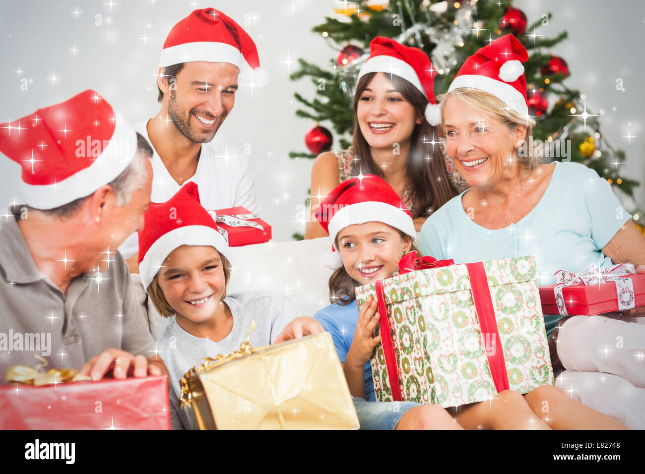 Swapping presents hi-res stock photography and images - Alamy