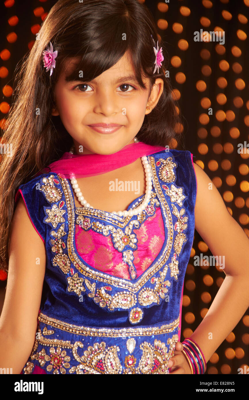 Indian Child Diwali Festival Stock Photo 73809489 Alamy