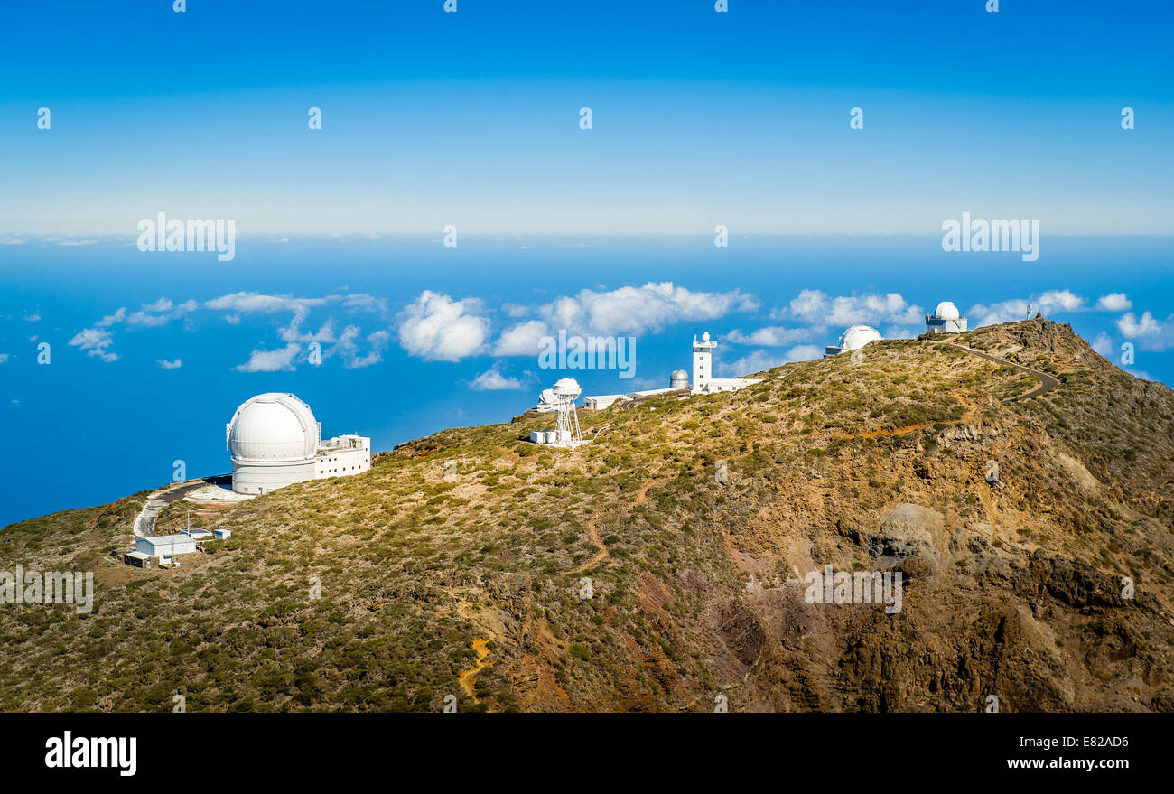 La Palma observatory Stock Photo