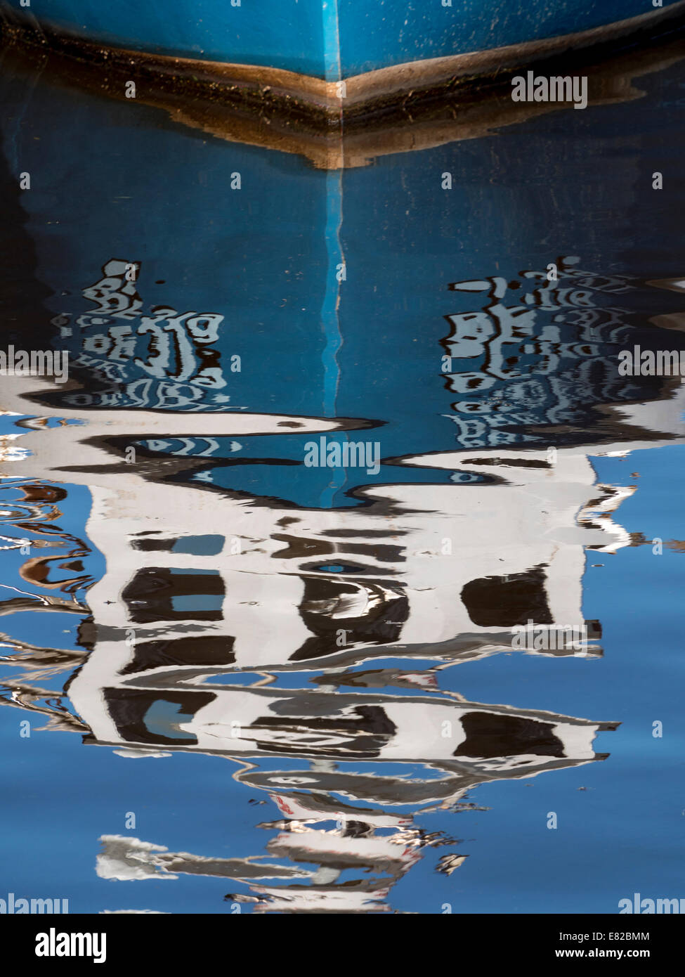 reflections in water Stock Photo