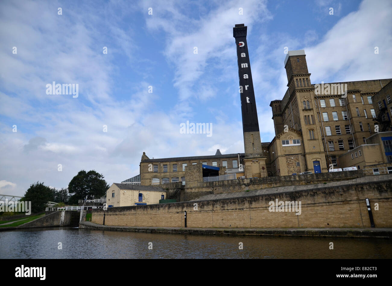 The UK headquarters of French clothing firm Damart in Bingley, Yorkshire  Stock Photo - Alamy