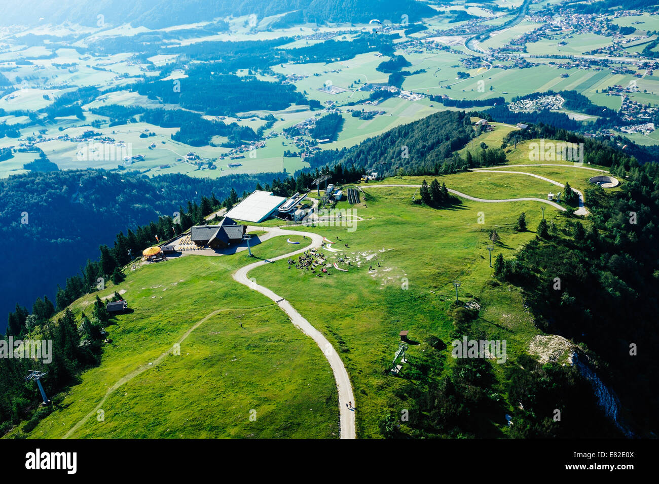 Top of Unterberg, Kossen, Tirol Austria Stock Photo