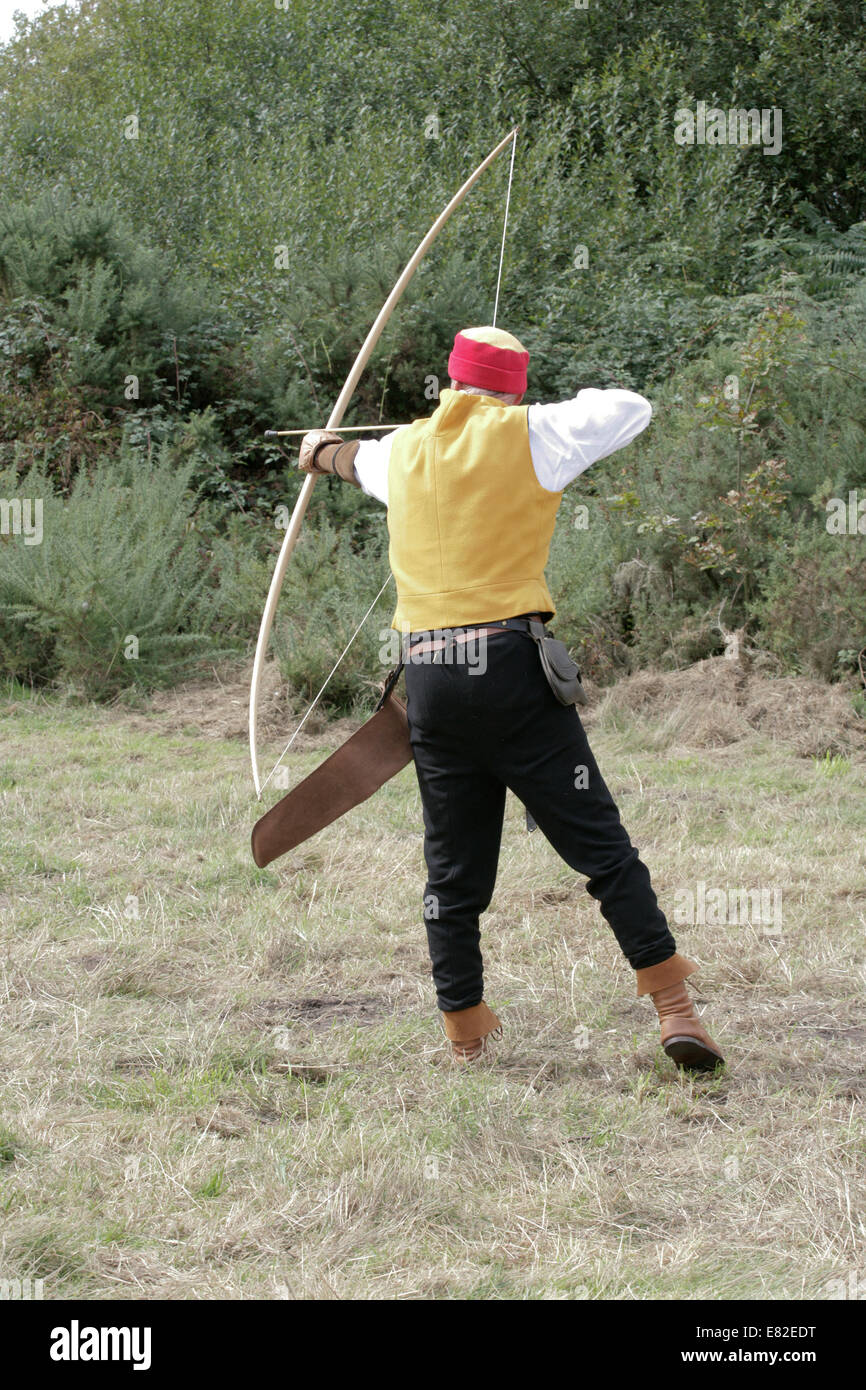 Medieval archer Stock Photo