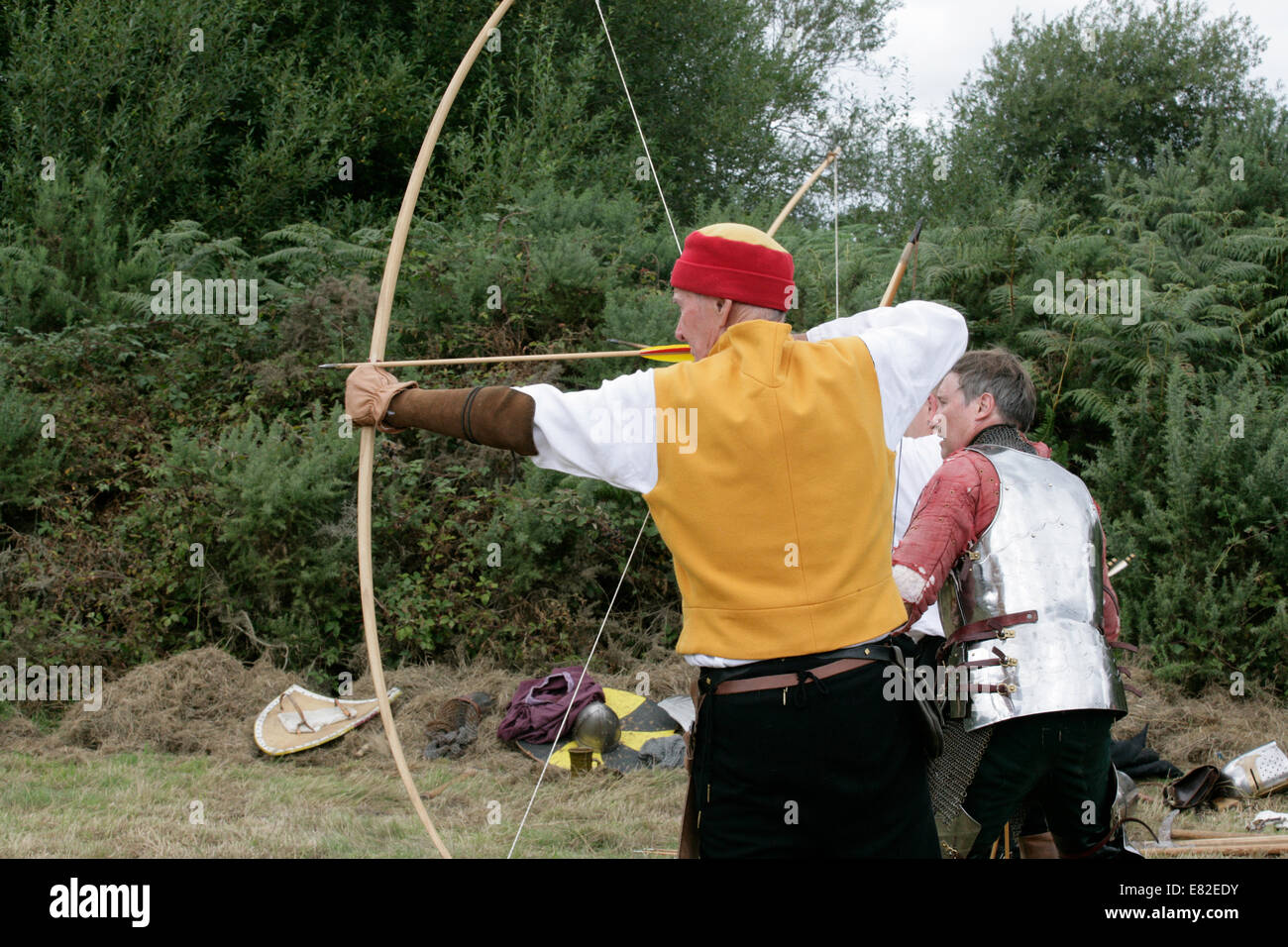 Medieval archer Stock Photo