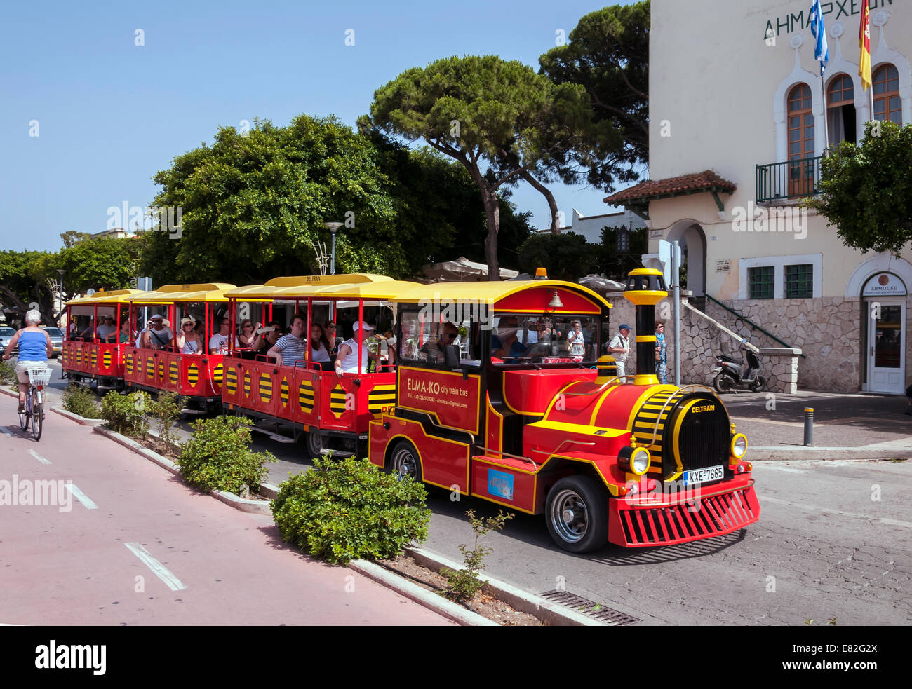 Transport in Kos Town. Stock Photo