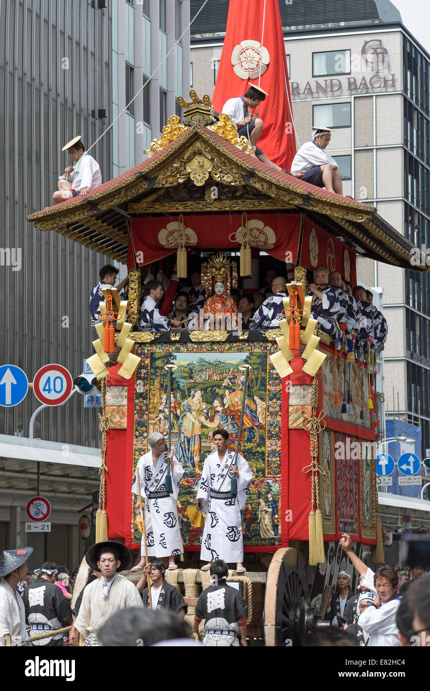 Japan, Kyoto, Gion Matsuri Festival, Hoko parade float Stock Photo - Alamy