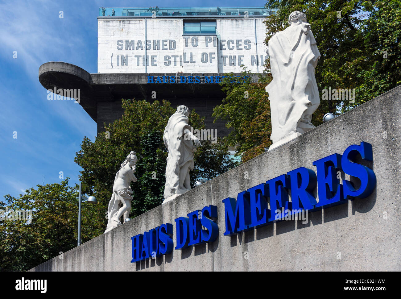 Austria, Vienna, exeterior of public aquarium Haus des Meeres Stock Photo