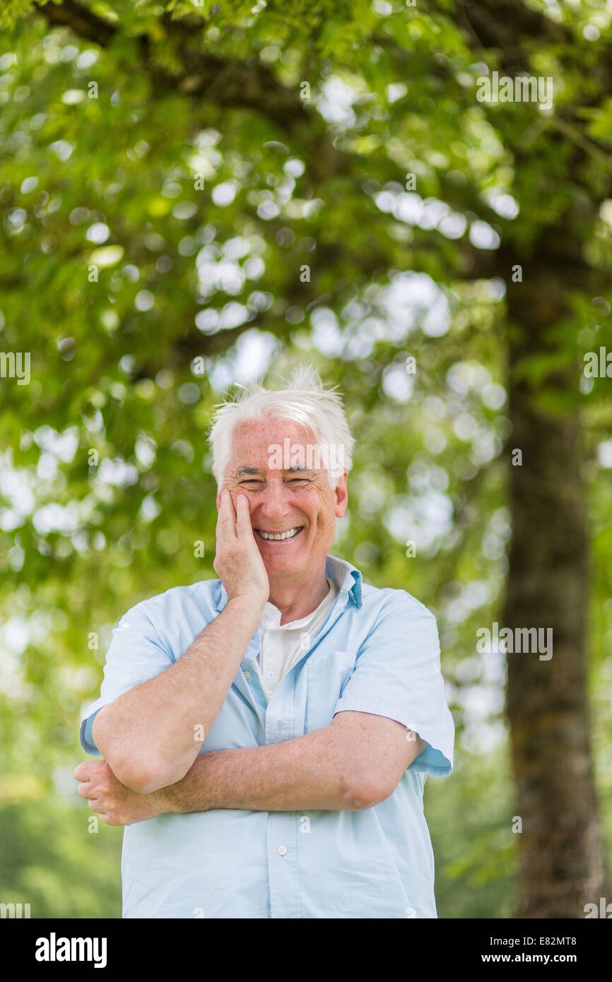 80 year old man garden hi-res stock photography and images - Alamy