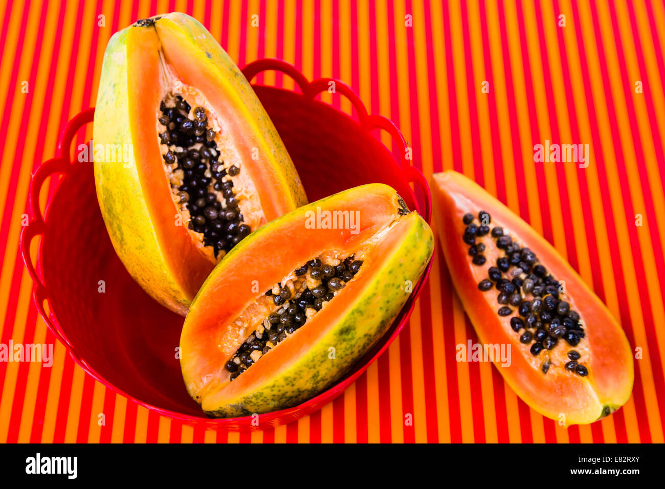 Papaya. Stock Photo