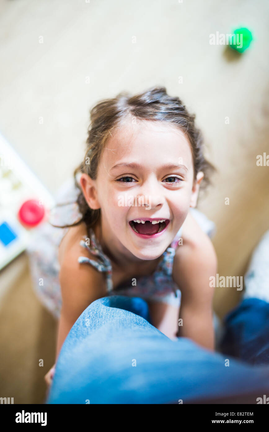Portrait of 7 year old girl Stock Photo - Alamy