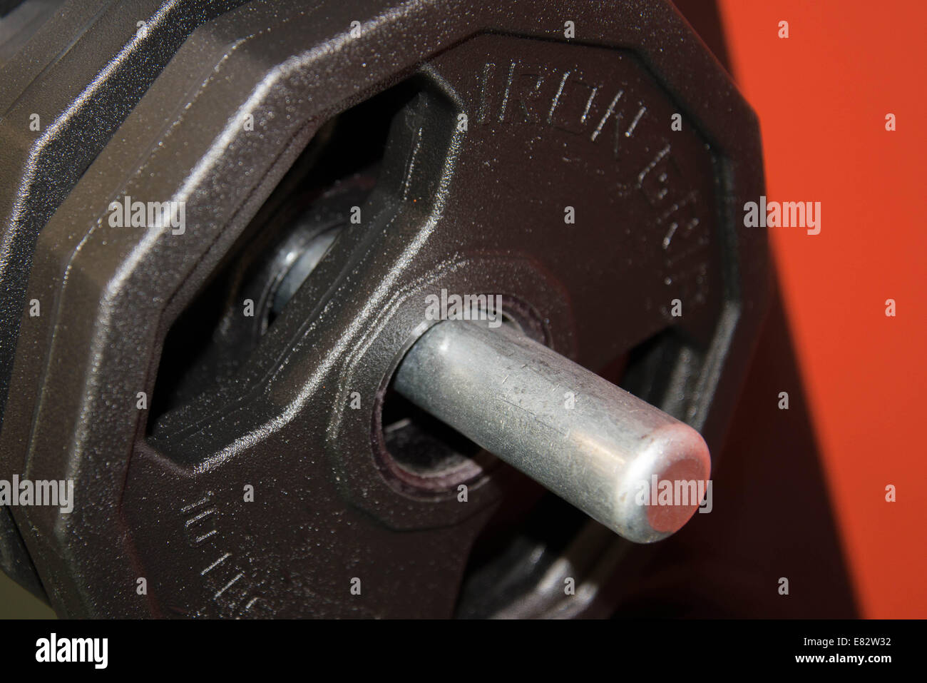 gym equipment for exercise, free weights Stock Photo Alamy