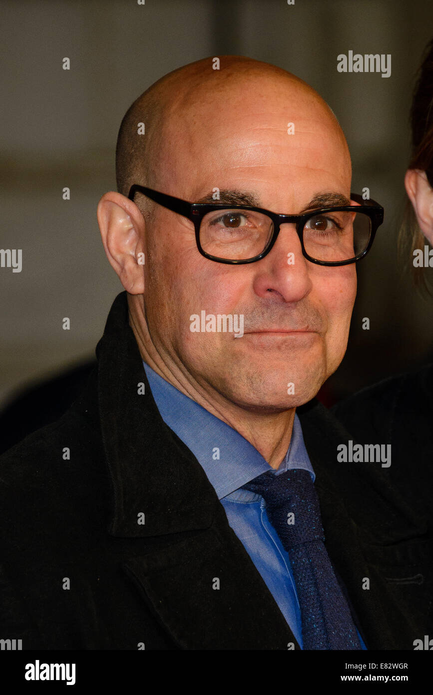 'Muppets Most Wanted' Screening at the Curzon Mayfair - Arrivals  Featuring: Stanley Tucci Where: London, United Kingdom When: 24 Mar 2014 Stock Photo