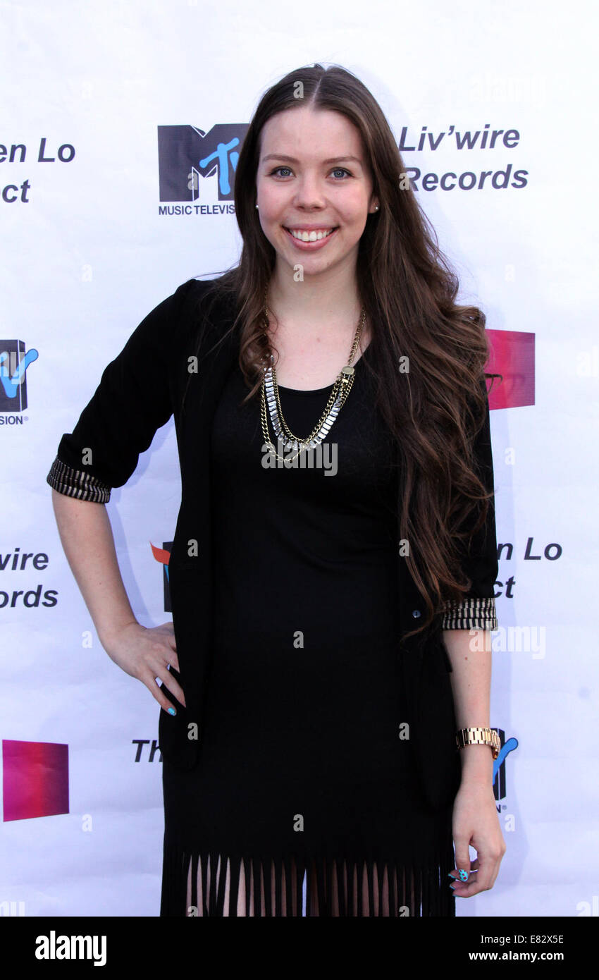 MTV Artist Showcase held at Tinhorn Flats Hollywood - Arrivals  Featuring: Gina Van Stratten Where: Los Angeles, California, United States When: 23 Mar 2014 Stock Photo