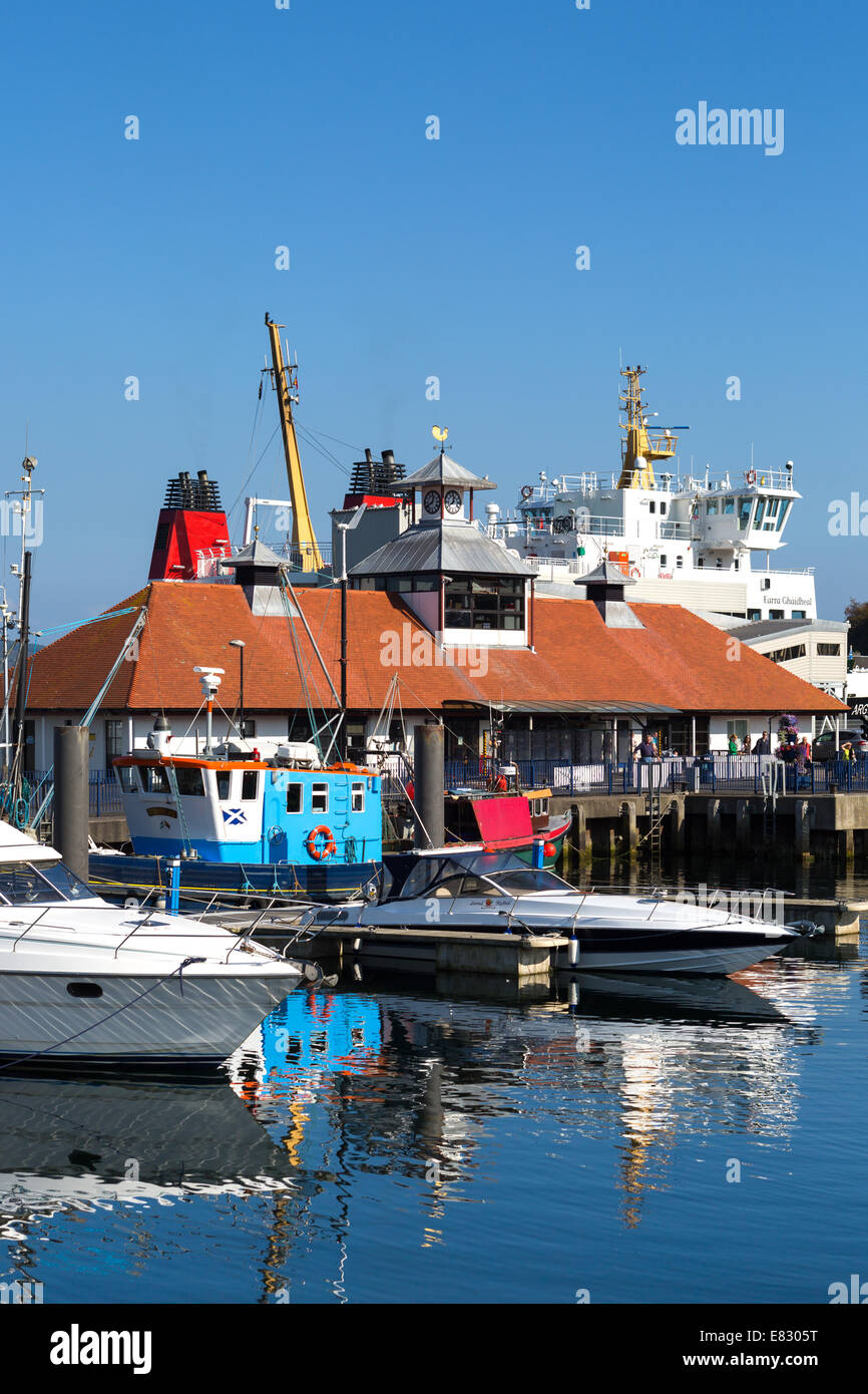 Rothesay harbour and yachting marina. Bute.Scotland UK Stock Photo