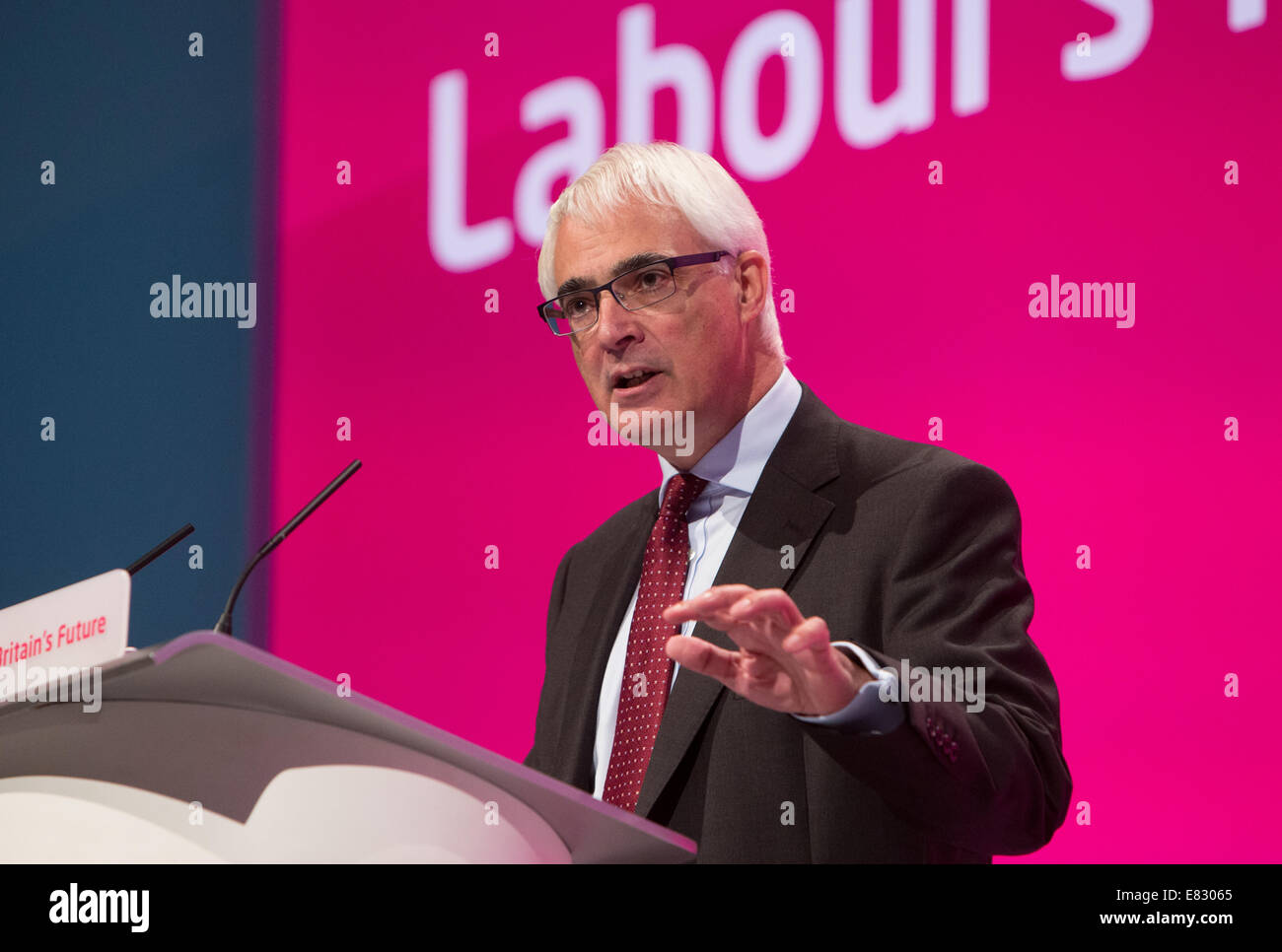Alistair Darling-MP for for Edinburgh South West and leader of the 'Better together' campaign in Scotland Stock Photo