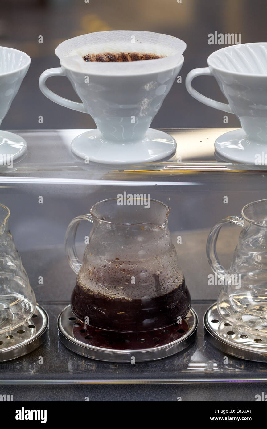 Freshly brewed coffee Stock Photo Alamy