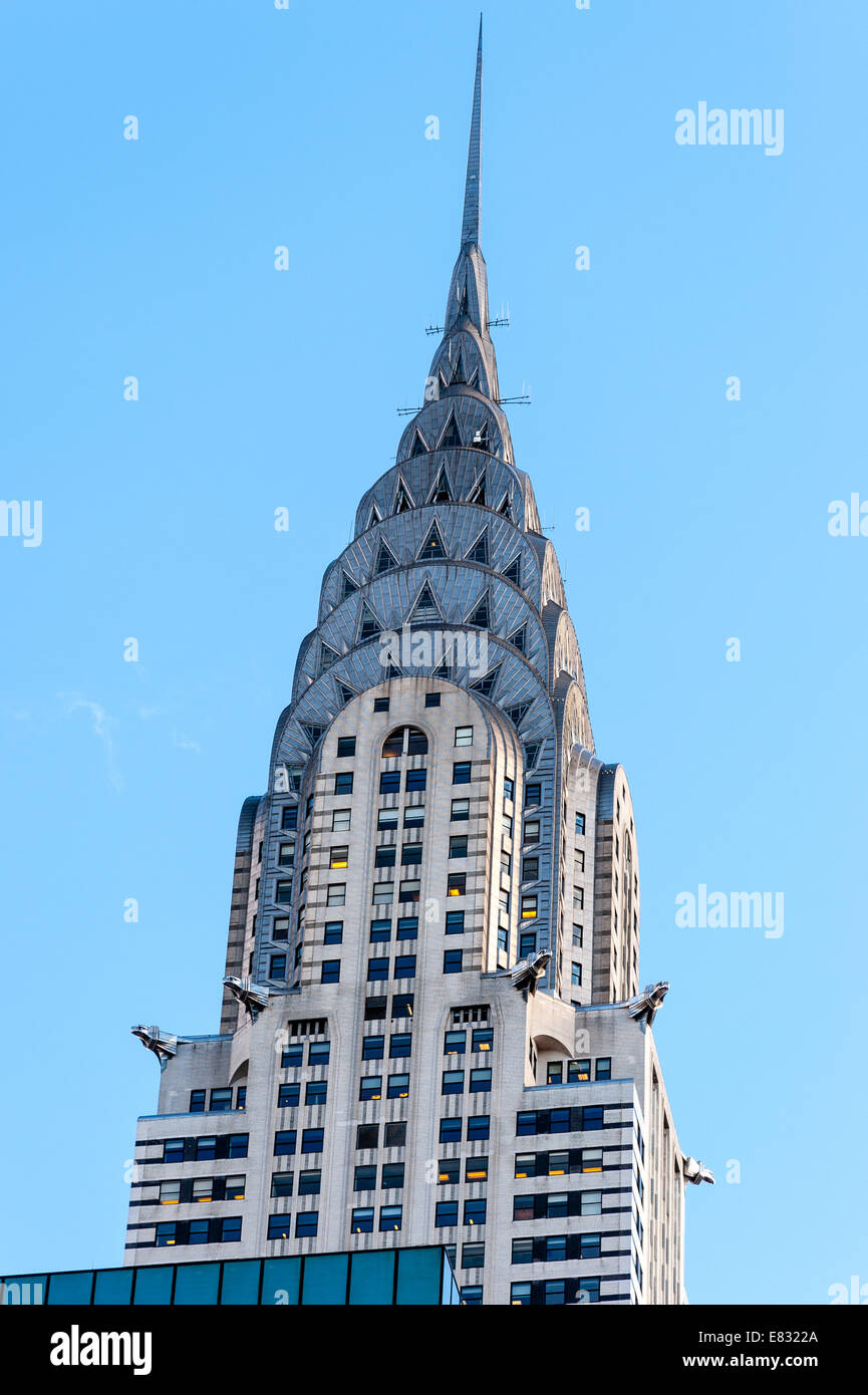 US, New York City. Chrysler Building. Stock Photo