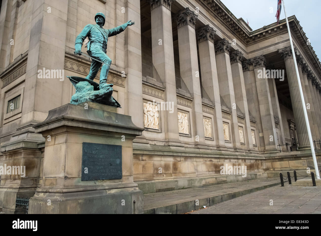 Bronze statue of Major General William Earle, St Hall, Lime