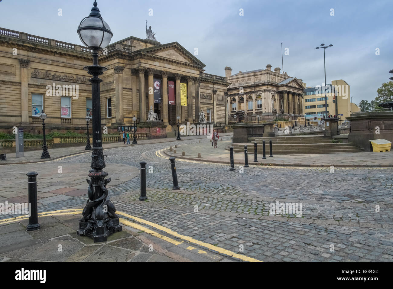 Walker Art Gallery and County Sessions Hall buildings, WIlliam Brown Street, Liverpool, Merseyside UK Stock Photo