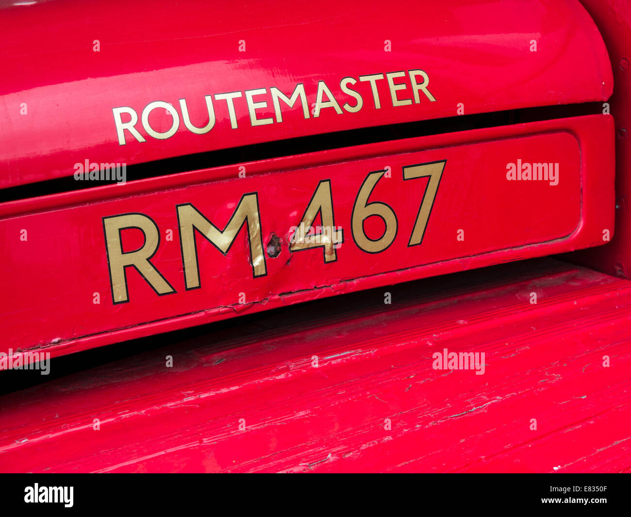 routemaster Red london bus Stock Photo - Alamy