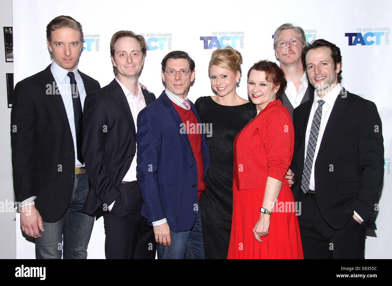 Opening night party for 'Beyond Therapy' at the Beckett Theatre - Arrivals.  Featuring: Michael Schantz,Jeffrey C. Hawkins,Scott Alan Evans,Liv Rooth,Cynthia Darlow,Karl Kenzler,Mark Alhadeff Where: New York, New York, United States When: 25 Mar 2014 Stock Photo