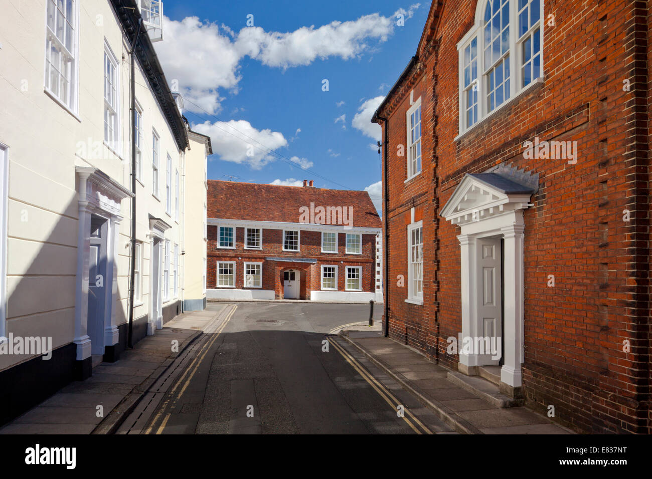 architecture in St Martin's Square, one of the older parts of