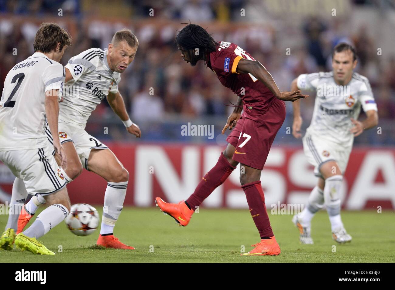 Rome, Italy. 17th Sep, 2014. UEFA Champions league football, group ...