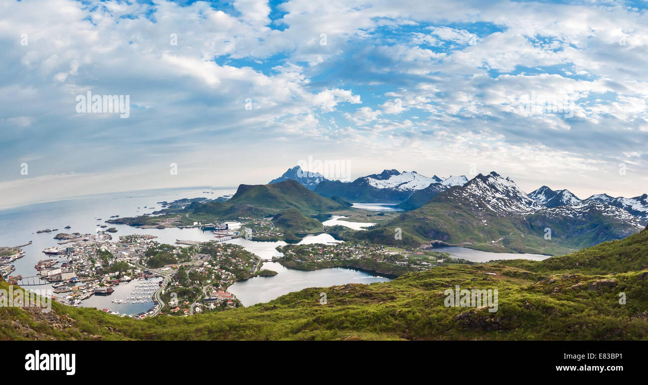 Lofoten islands aerial hi-res stock photography and images - Alamy